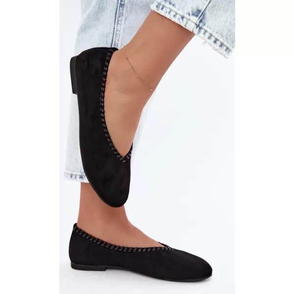  Ballerinas für Damen BOTO 9897 SCHWARZ 
