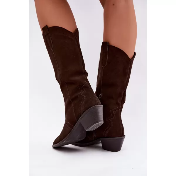  Cowboystiefel für Damen BOTO 5312 BRAUN 