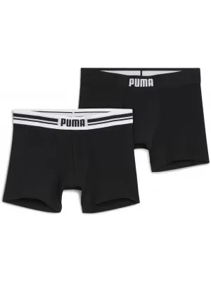 Herren-Boxershorts PUMA MEN EVERYDAY PLACED LOGO BOXER 2P 93847601 SCHWARZ