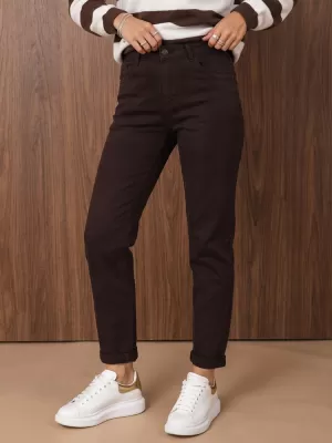 Damenhosen DSTREET UY3224 BRAUN