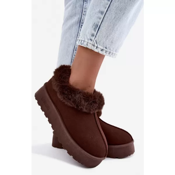  Schneemänner für Frauen BIG STAR SHOES UU274203 BRAUNE/BEIGE SCHATTEN 