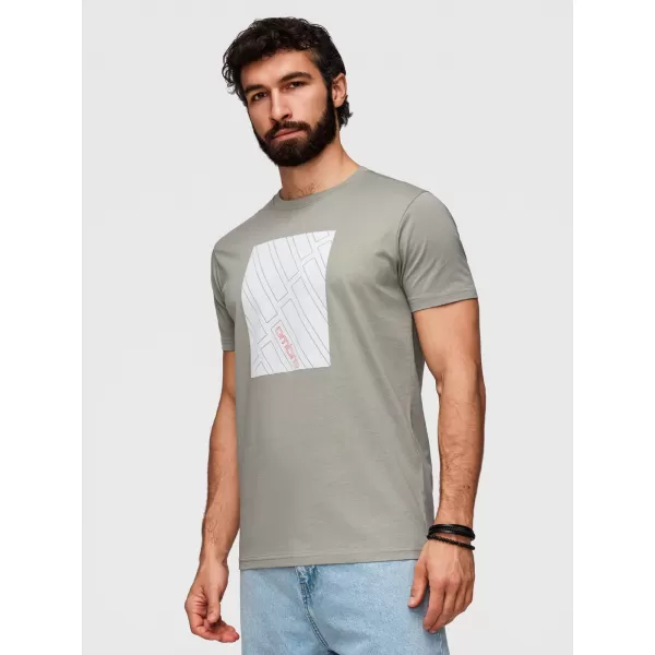  Herren-T-Shirt OMBRE OM-TSPT-0259 GRAU 