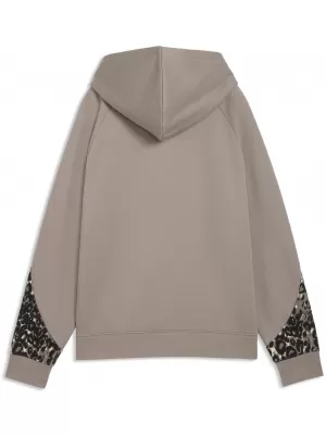 Damen-Sweatshirt PUMA SPORT ANIMAL STANDARD HOODIE FL 69400781 MAUSGRAU