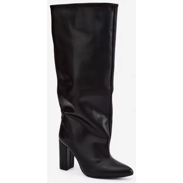  Damenstiefel BOTO C-377/LA3165  GLÄNZENDES SCHWARZ 