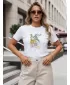 Damen-T-Shirt DSTREET NX8018RY-WH WEIß