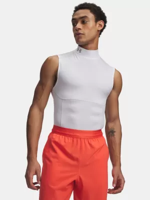 Herren-Tanktop UNDER ARMOUR HG ELITE SLEEVELESS MOCK 6015381-100 WEIß