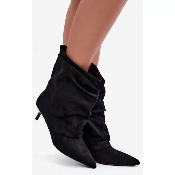  Damen-Stiefeletten BOTO 7100 SCHWARZ 