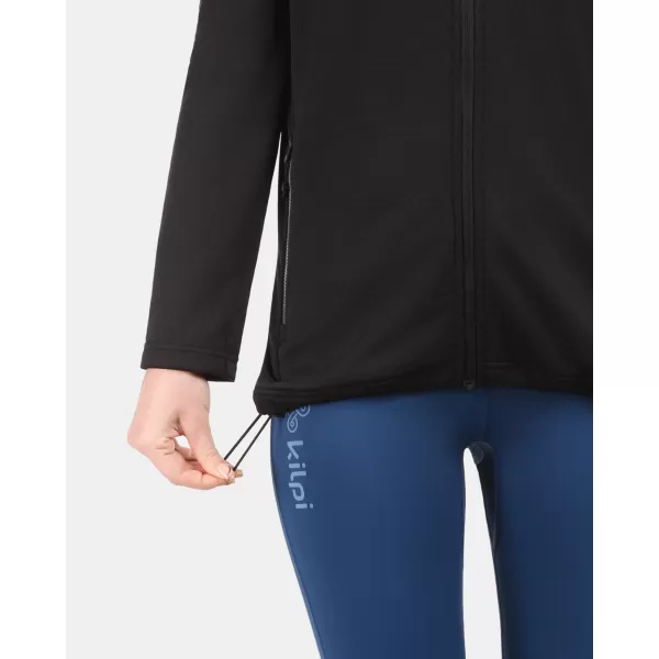  Fleece-Sweatshirt für Damen KILPI SEVELEN-W 1L0203KI SCHWARZ 