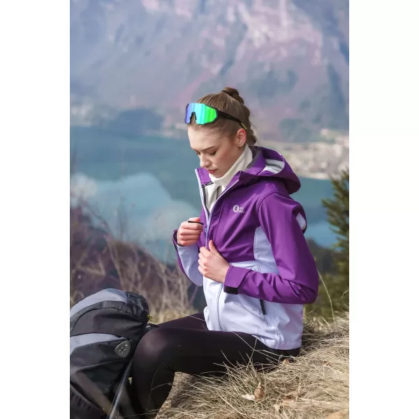  Softshelljacke für Damen NORDBLANC BLINK NBSSL8320 LILA 