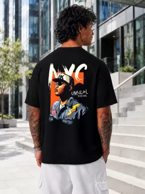 Herren-T-Shirt DSTREET NX4004R-BK-O SCHWARZ