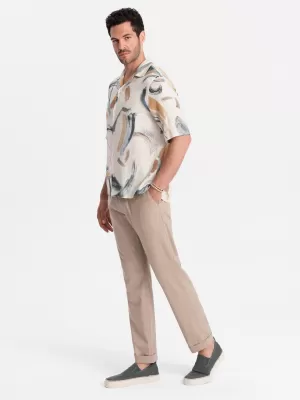 Chino-Hose für Herren OMBRE P1522 BEIGE