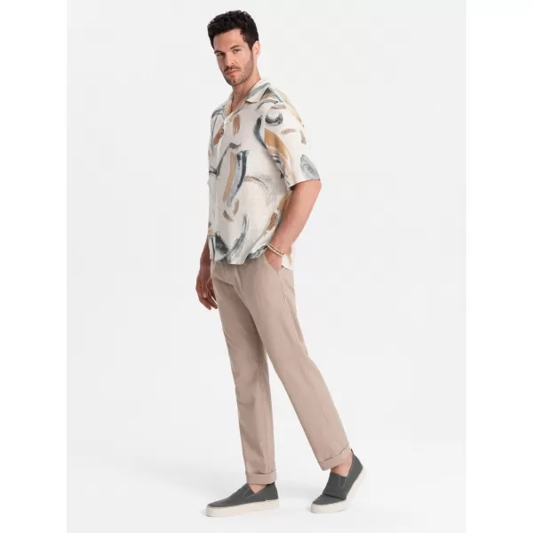  Chino-Hose für Herren OMBRE P1522 BEIGE 