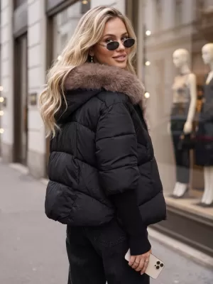 Damenjacke DSTREET TY5987 SCHWARZ