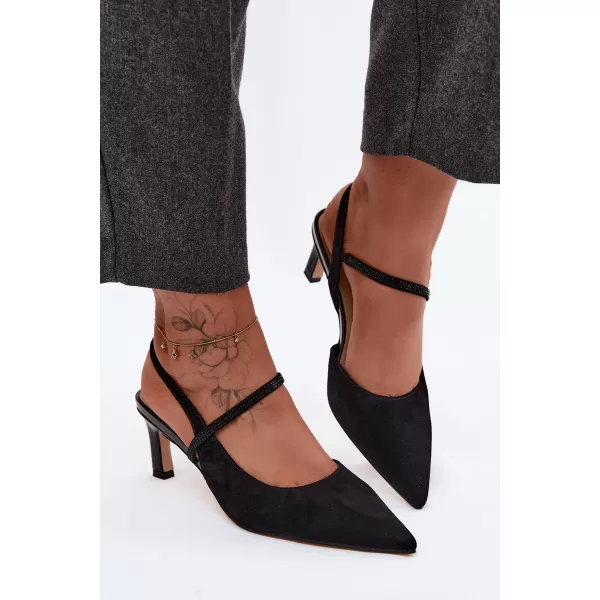  Damensandalen D&A CR61-3048 SCHWARZ 