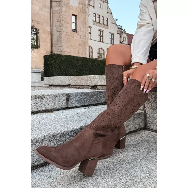  Damenstiefel S.BARSKI HY62-8122 BRAUN 