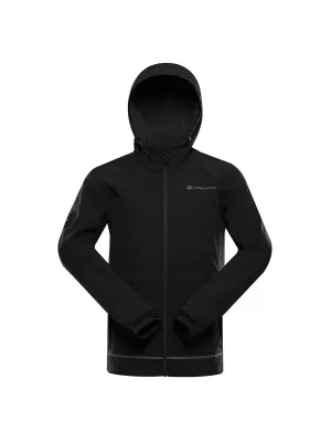 Outdoor-Jacke für Herren ALPINE PRO MOREN SCHWARZ