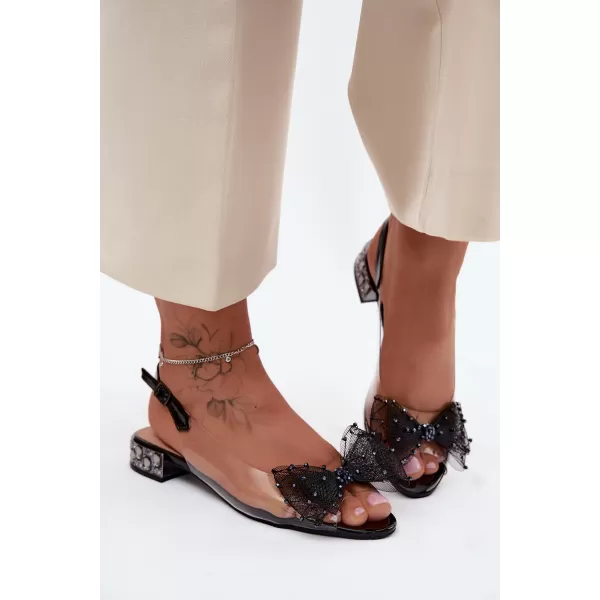  Damensandalen D&A MR61-9001 SCHWARZ 