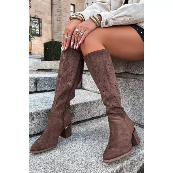  Damenstiefel S.BARSKI HY62-8122 BRAUN 
