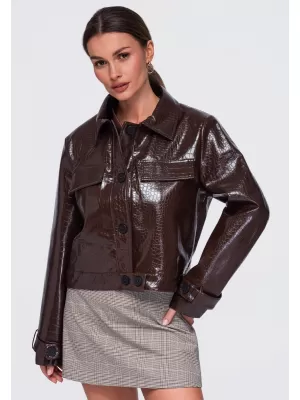 Damenjacke OMBRE OW-JAFL-0145 BRAUN