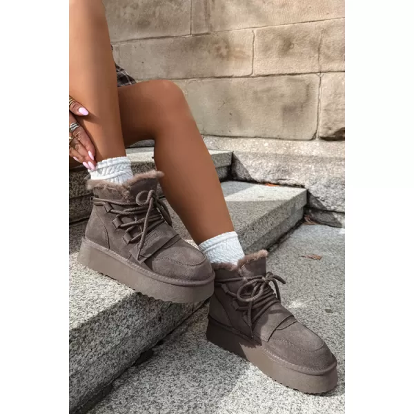  Damenschuhe BIG STAR SHOES UU274315 BRAUNE/BEIGE SCHATTEN 