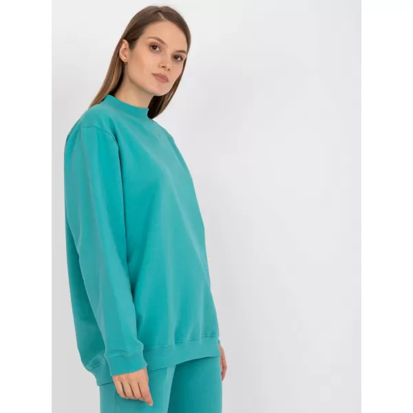  Damen-Sweatshirt BASIC FEEL GOOD AP-BL-A-R001 TÜRKIS 