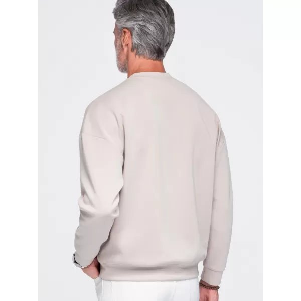  Herren-Sweatshirt OMBRE OM-SSNZ-0267 BEIGE 