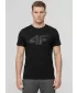 Herren-T-Shirt 4F WMM00TTSHM3342 TIEFSCHWARZ