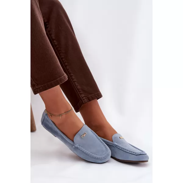  Damenmokassins BOTO QQ-273 BLAU 