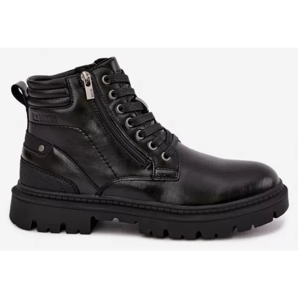  Herren-Stiefeletten BIG STAR SHOES UU174242 SCHWARZ 