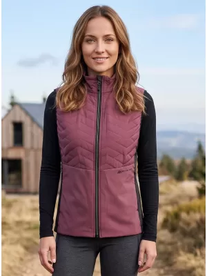 Leichte Damenweste ALPINE PRO BERFA 3 TRAUBENNEKTAR