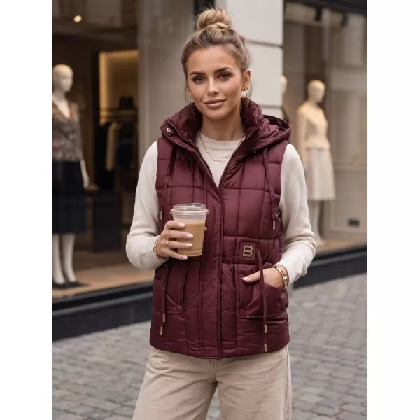  Damenweste DSTREET TY5974 BURGUND 