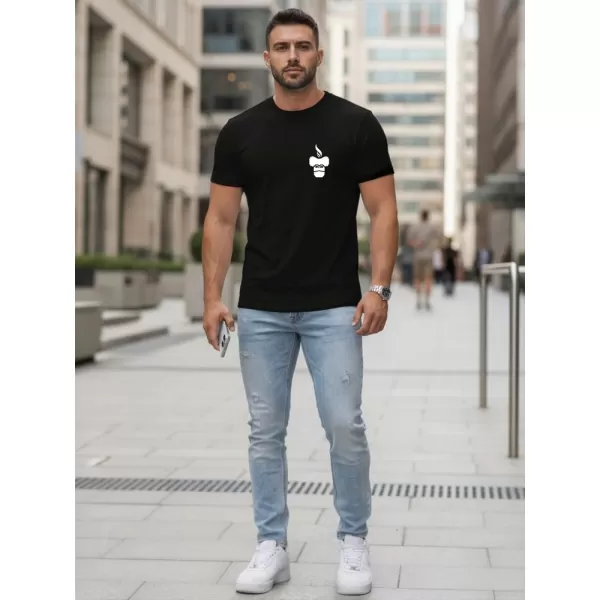  Herren-T-Shirt DSTREET NX5090R SCHWARZ 