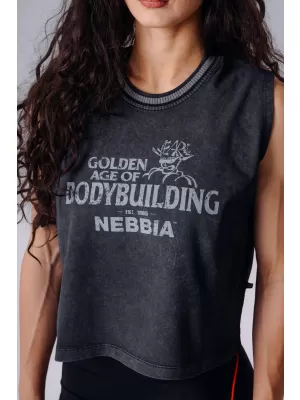 Tanktops für Damen NEBBIA OLYMPIA OVERSIZED 939 SCHWARZ