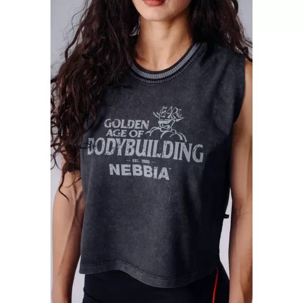  Tanktops für Damen NEBBIA OLYMPIA OVERSIZED 939 SCHWARZ 