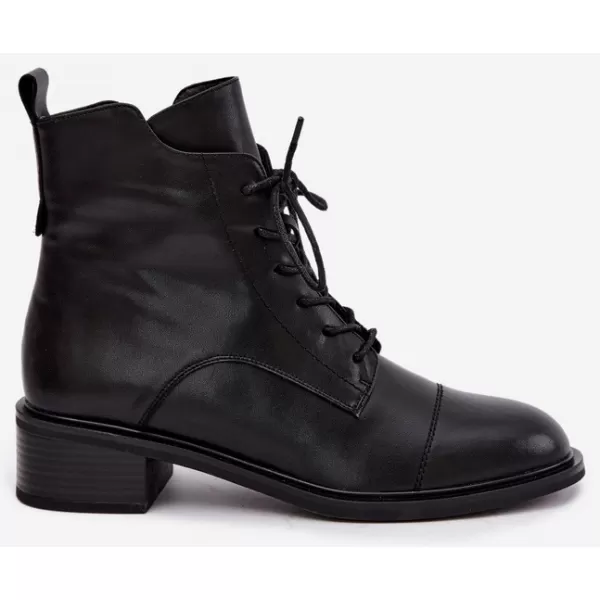  Damen-Stiefeletten BOTO 25BT24-9234 SCHWARZ 