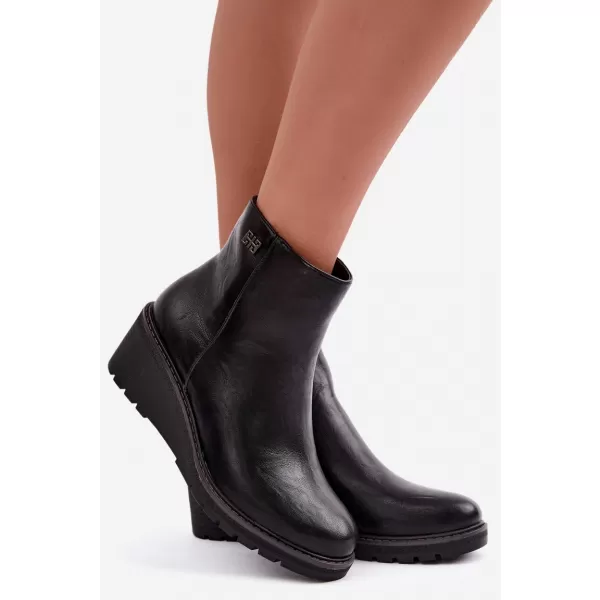  Damen-Stiefeletten BOTO RMR2510-2 SCHWARZ 