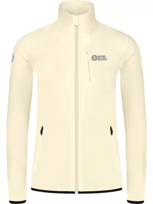 Leichtes Fleece-Sweatshirt für Damen NORDBLANC MAPLE NBSFL8374 BEIGE