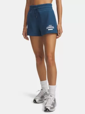 Damen-Shorts UNDER ARMOUR ICON FLC NOV SHORT 6010982-498 BLAU