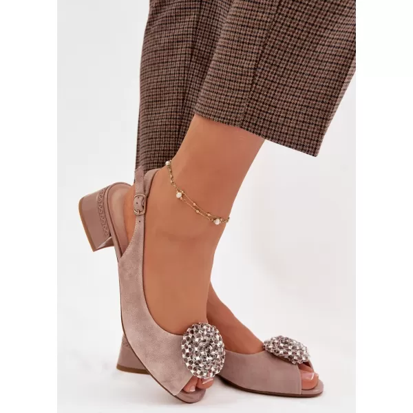  Damensandalen D&A 41955-19 BEIGE 