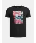 T-Shirt für Jungen UNDER ARMOUR B LOGO WM COLLAGE SS 6009271-001 SCHWARZ