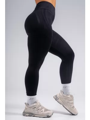 Extra-Push-up-Leggings mit hoher Taille NEBBIA PRIMAL 850 SCHWARZ