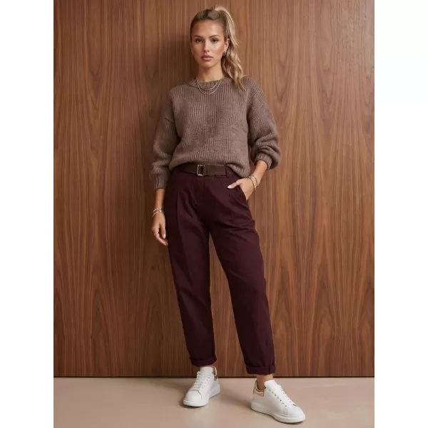  Damenhosen DSTREET UY3186 BURGUND 