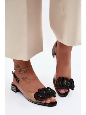 Damensandalen D&A MR61-9002 SCHWARZ