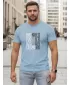 Herren-T-Shirt DSTREET NX0143R-SK HELLBLAU