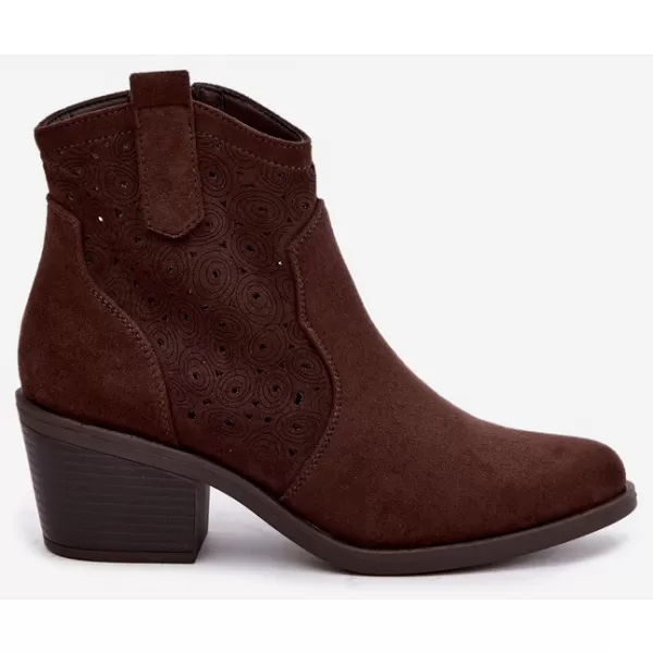  Damenschuhe S.BARSKI HY62-8147 SCHOKOLADE 