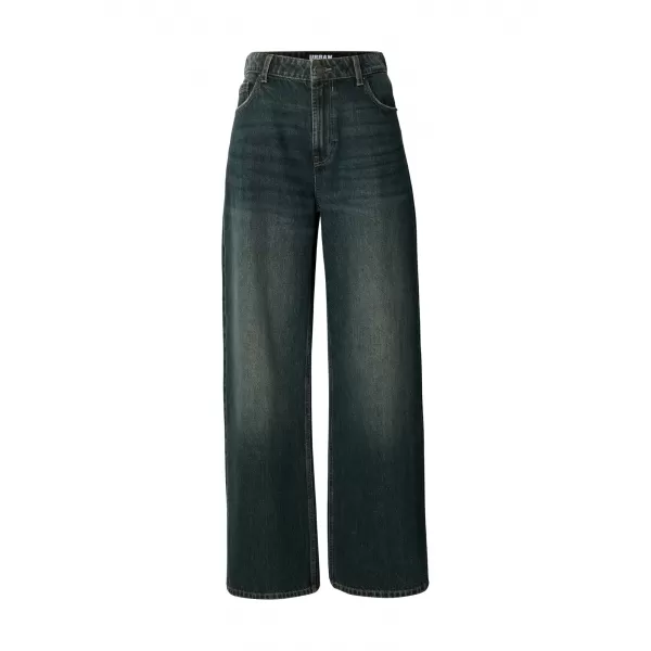  Damenhosen URBAN CLASSICS TB8141 TIEFES MITTELBLAU, SCHMUTZIG GEWASCHEN 