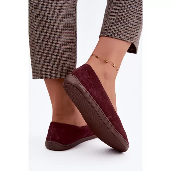  Ballerinas für Damen BOTO JH610P WEIN 