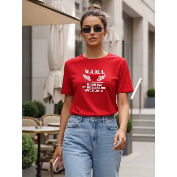  Damen-T-Shirt DSTREET NX5026RY-RD ROT 