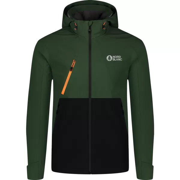  Wasserdichte Herrenjacke NORDBLANC OVERLOOK NBSSM8315 GRÜN 