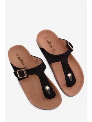 Damen-Flip-Flops BOTO 26SD21-101 SCHWARZ